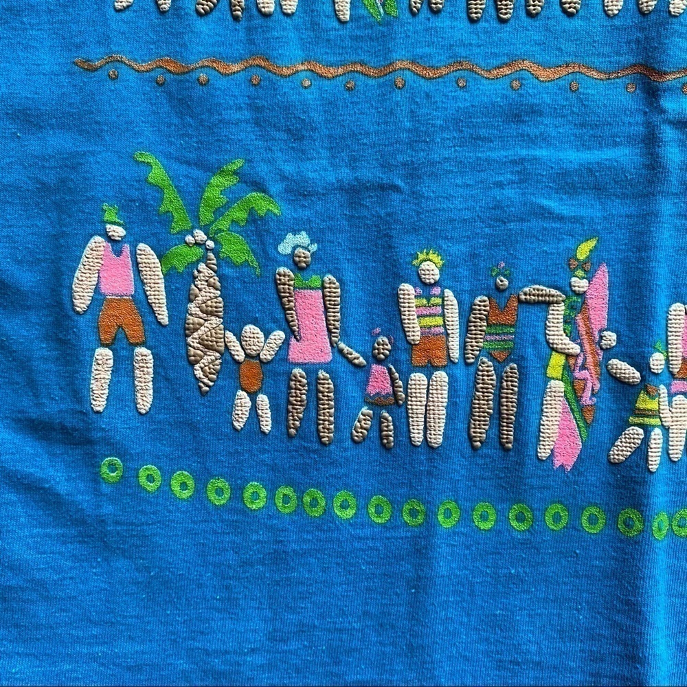 Vintage Single Stitch Beach People T-Shirt Sz Medium - Picture 3 of 11